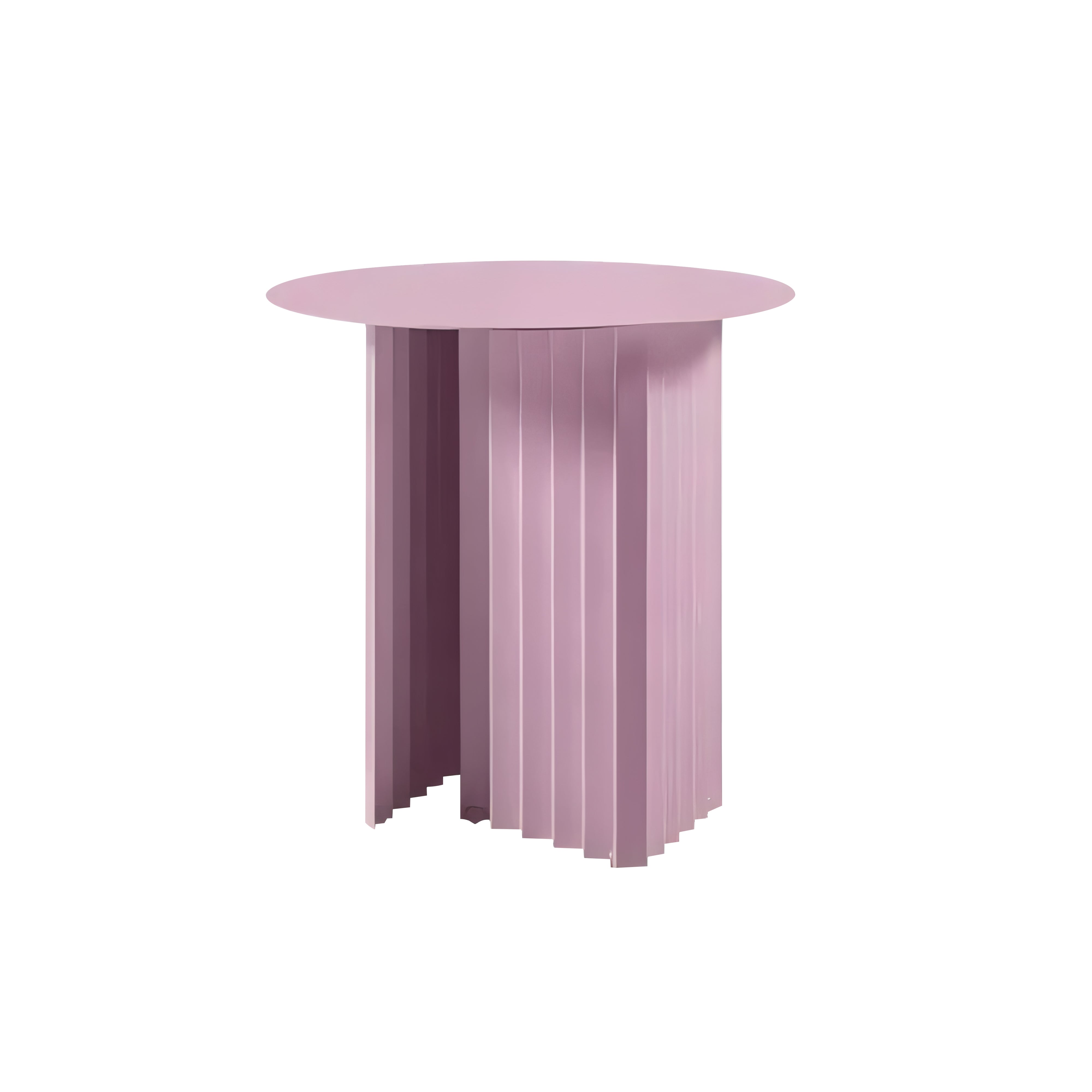 Plec Round Occasional Table: Steel + Small - 19.7