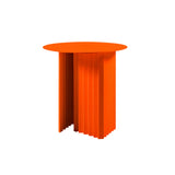 Plec Round Occasional Table: Steel + Small - 19.7