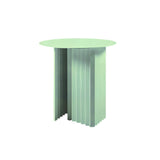 Plec Round Occasional Table: Steel + Small - 19.7