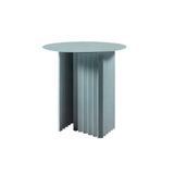 Plec Round Occasional Table: Steel + Small - 19.7
