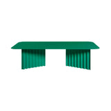 Plec Rectangular Occasional Table: Steel + Large - 45.3