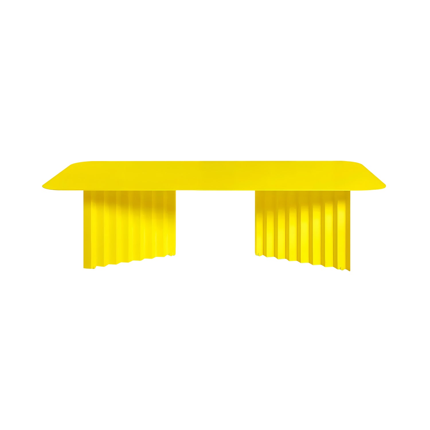 Plec Rectangular Occasional Table: Steel + Large - 45.3