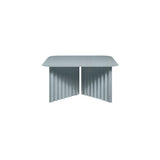 Plec Rectangular Occasional Table: Steel + Medium - 27.6