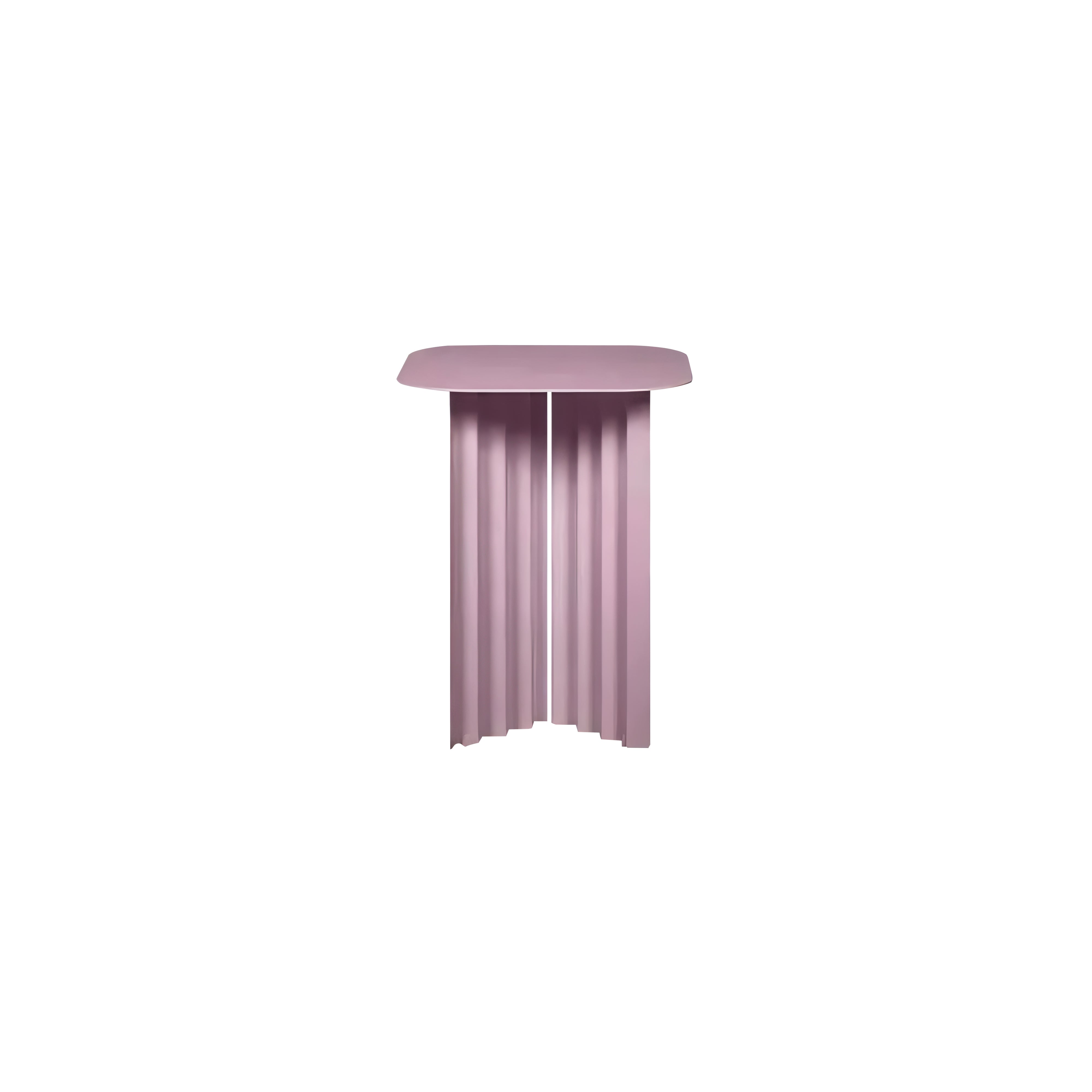 Plec Rectangular Occasional Table: Steel + Small - 14.8
