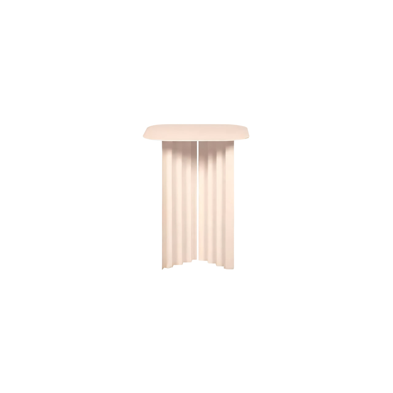 Plec Rectangular Occasional Table: Steel + Small - 14.8