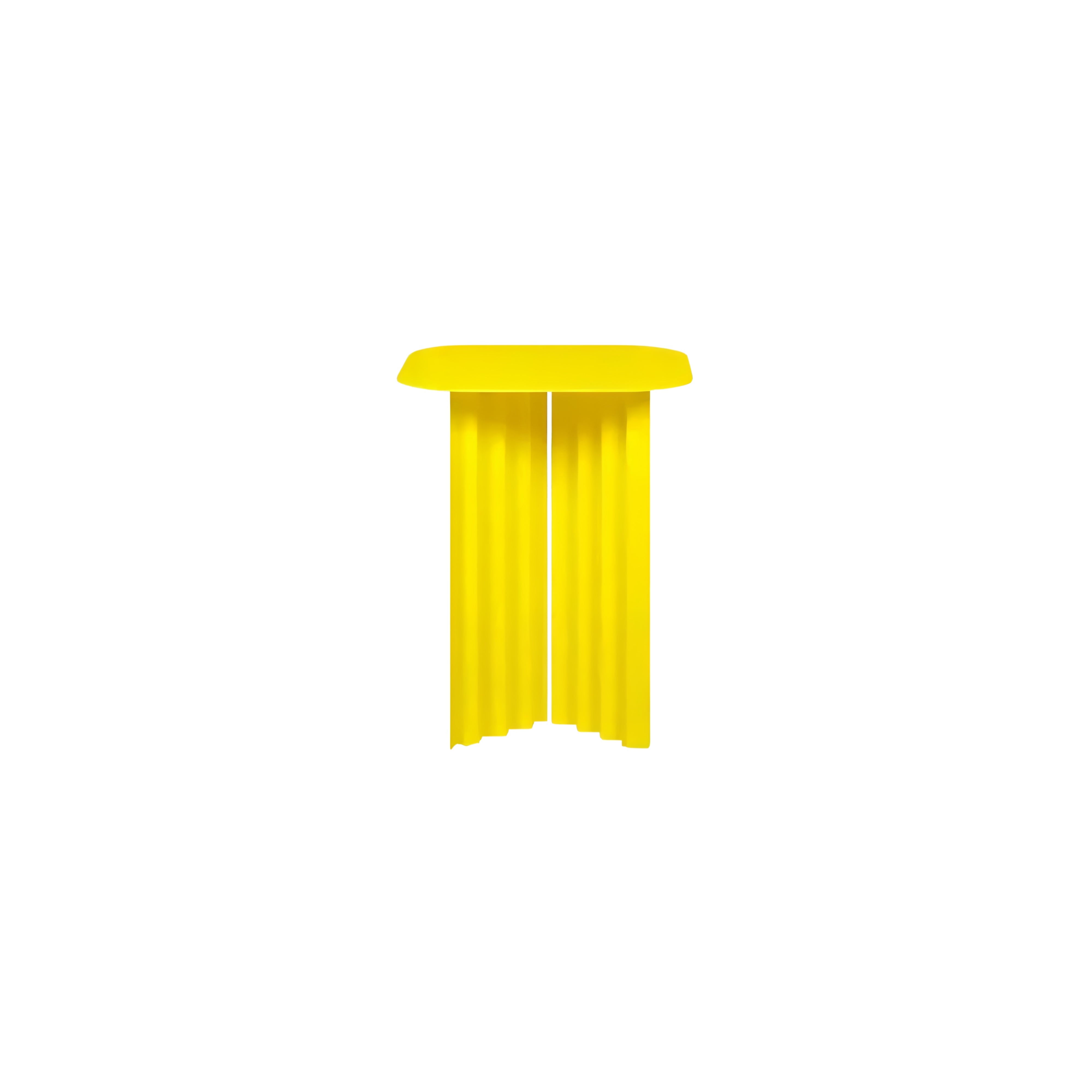 Plec Rectangular Occasional Table: Steel + Small - 14.8