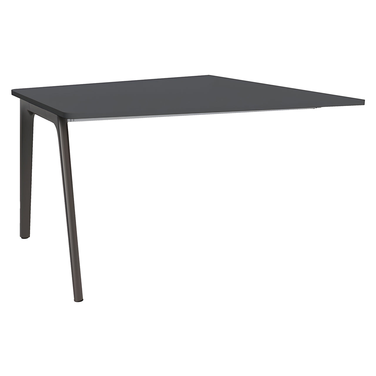Pluralis Wall Mounted Table: Mauve Brown Linoleum + Black