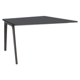 Pluralis Wall Mounted Table: Mauve Brown Linoleum + Black