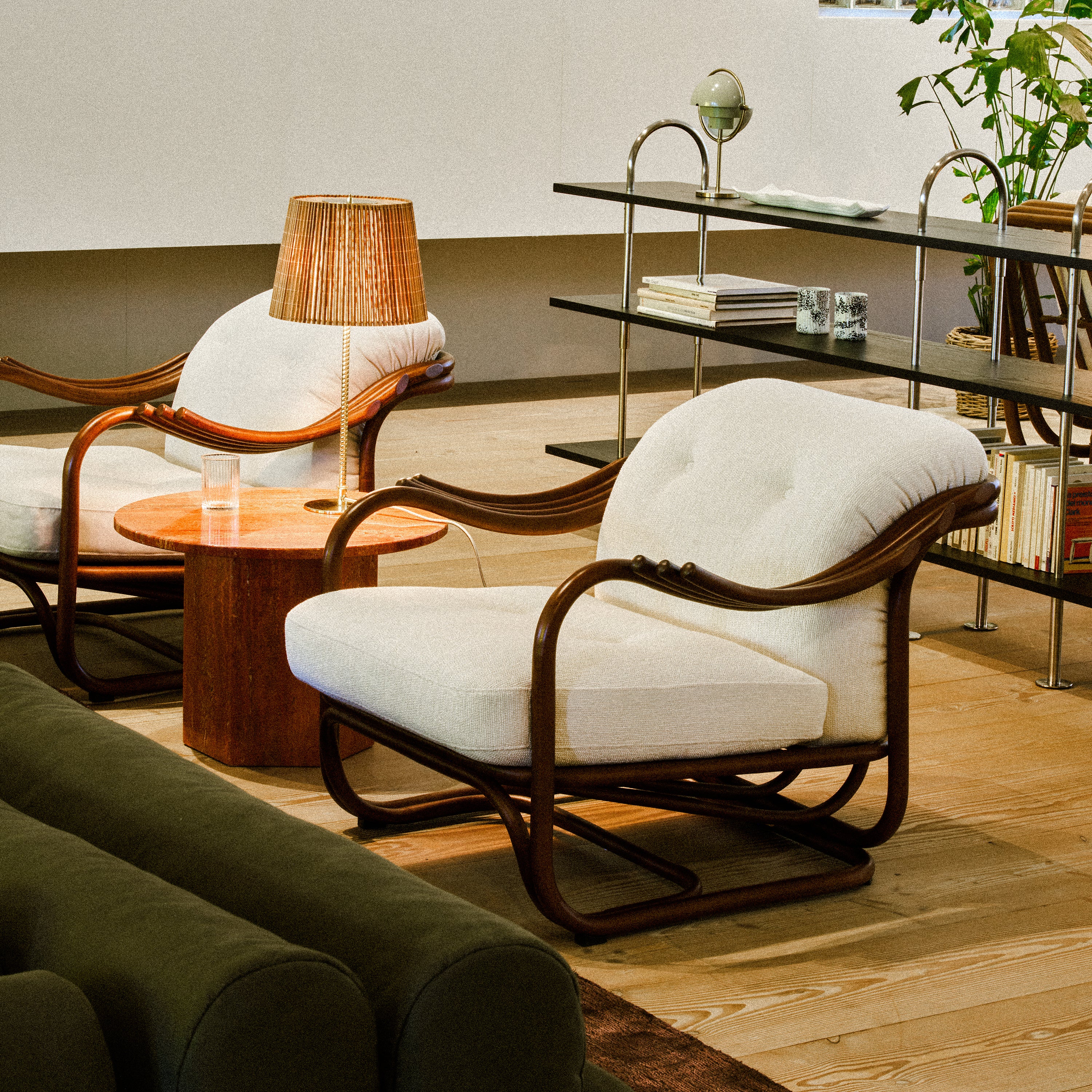 Poltrona Tria Lounge Chair: Fully Upholstered + LS