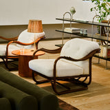 Poltrona Tria Lounge Chair: Fully Upholstered + LS