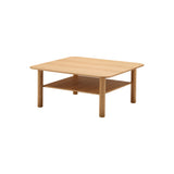 Port Coffee Table: Square + Oak