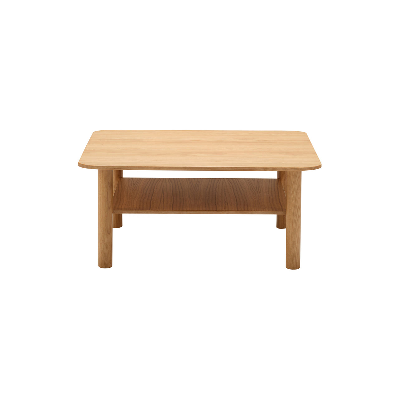 Port Coffee Table: Square + Oak