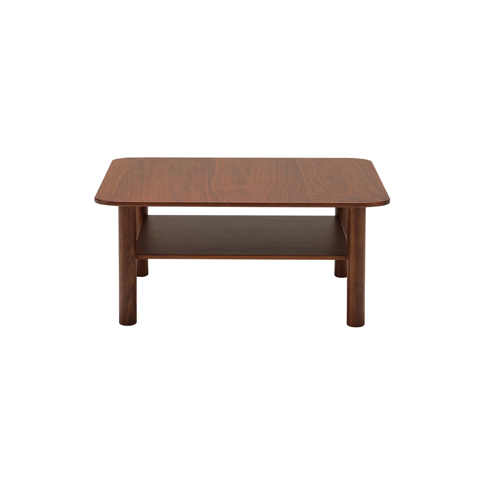 Port Coffee Table: Square + Walnut