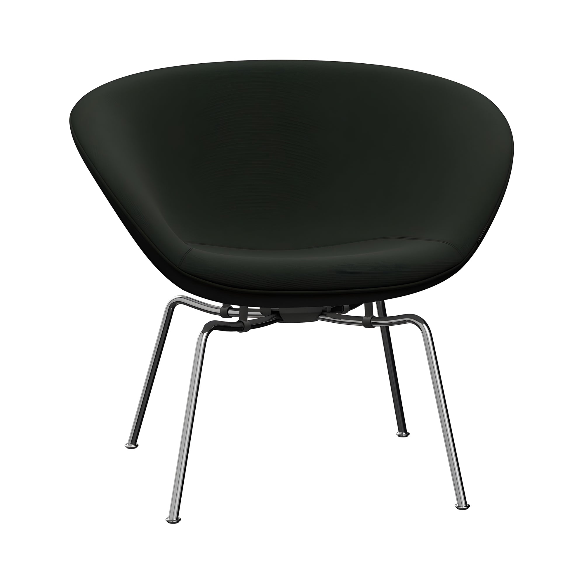 Pot Lounge Chair: Chromed Steel