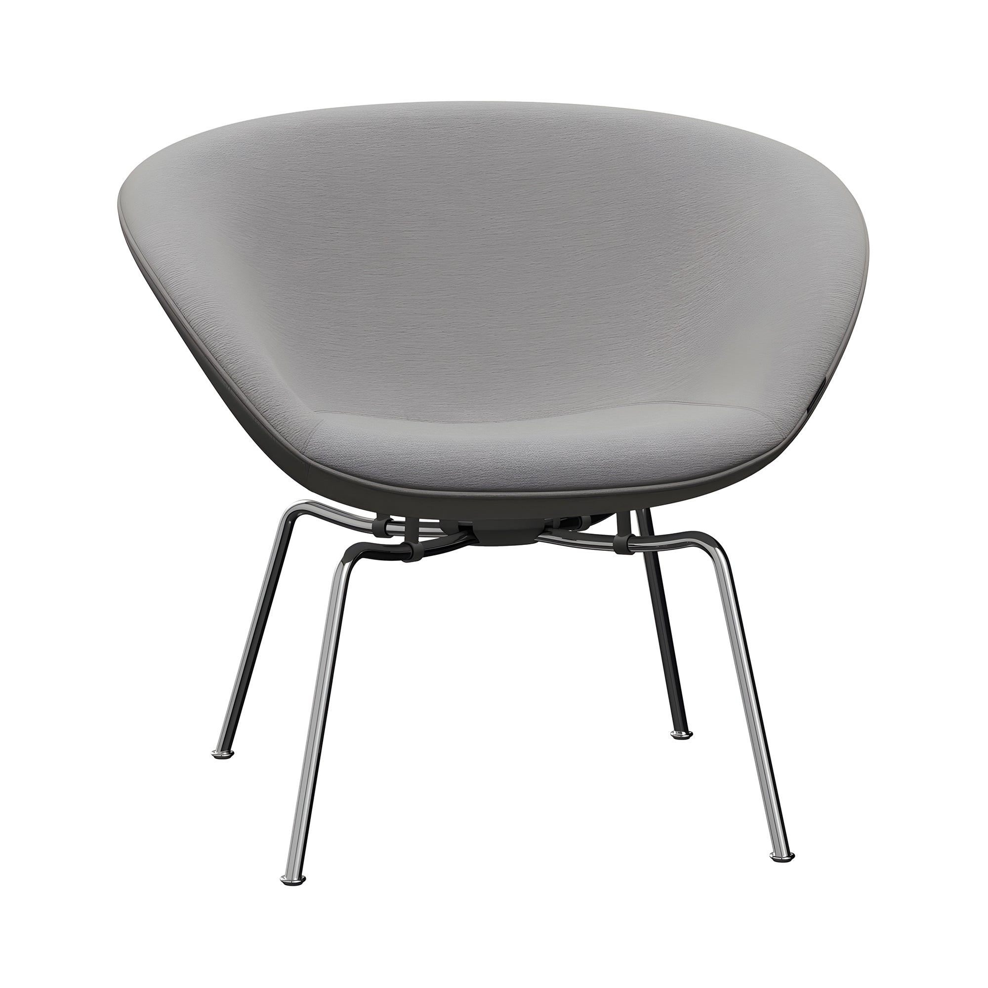 Pot Lounge Chair: Chromed Steel