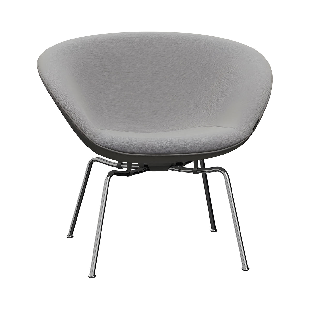 Pot Lounge Chair: Chromed Steel