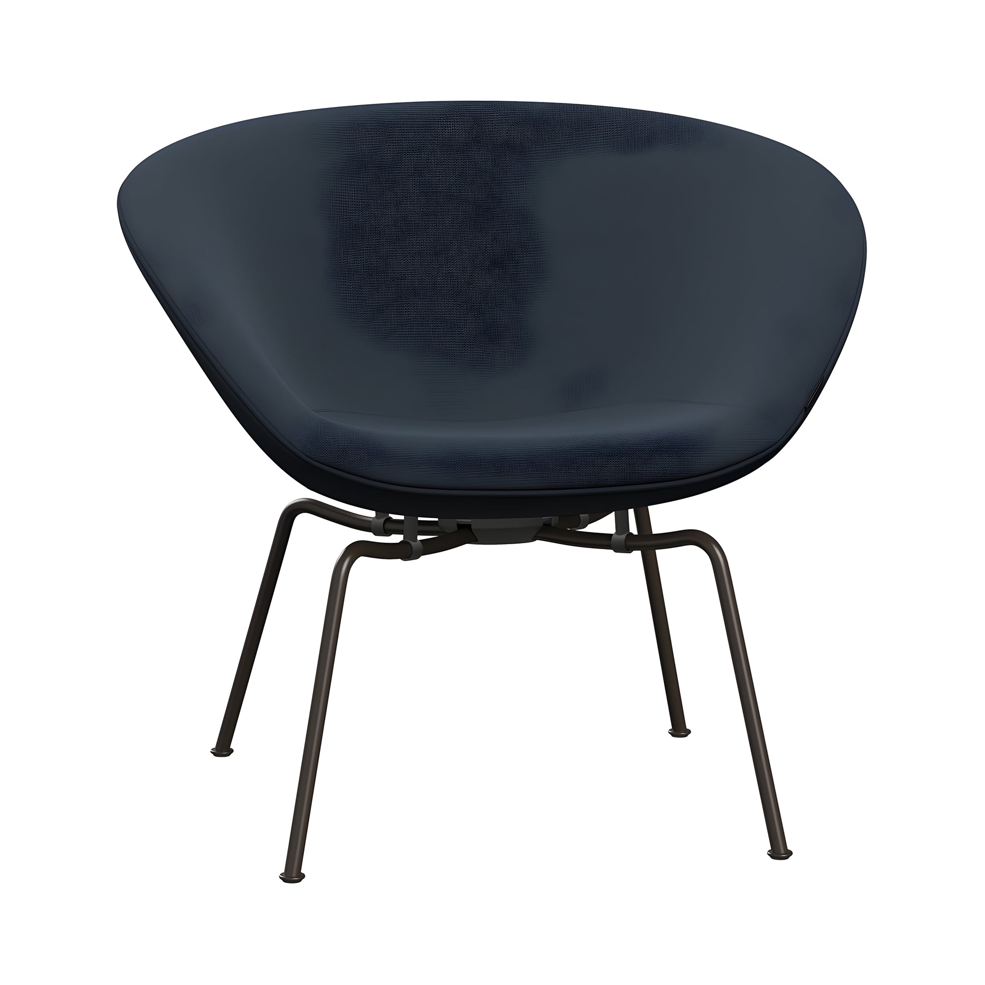Pot Lounge Chair: Brown Bronze Steel