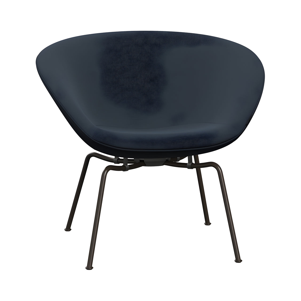 Pot Lounge Chair: Brown Bronze Steel