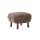 Little Petra Pouf ATD1: Oiled Walnut