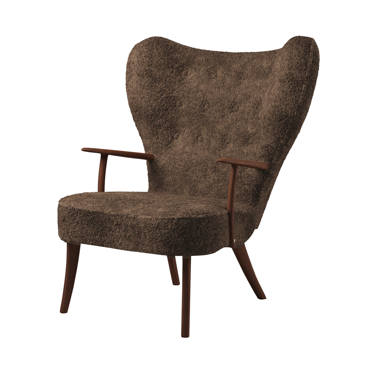 Pragh Lounge Chair: Oiled Walnut