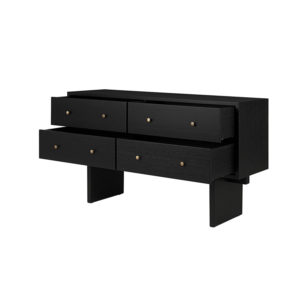 Private Sideboard: Brown + Black Stained Oak