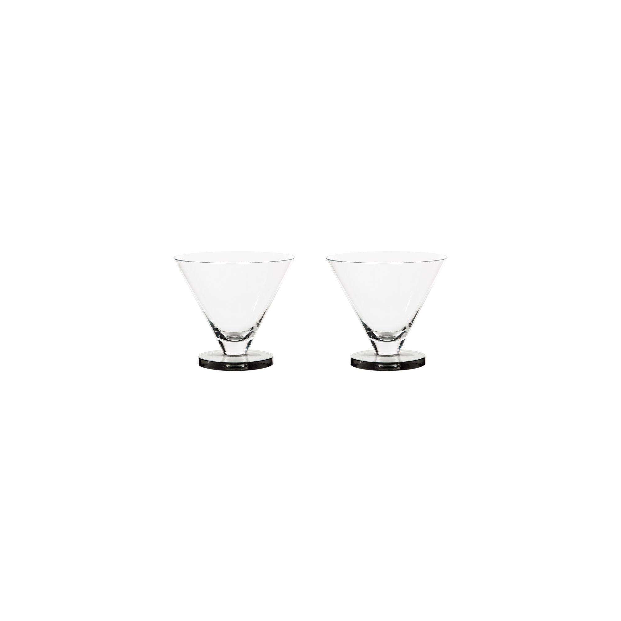 Puck Cocktail Glasses: Set of 2