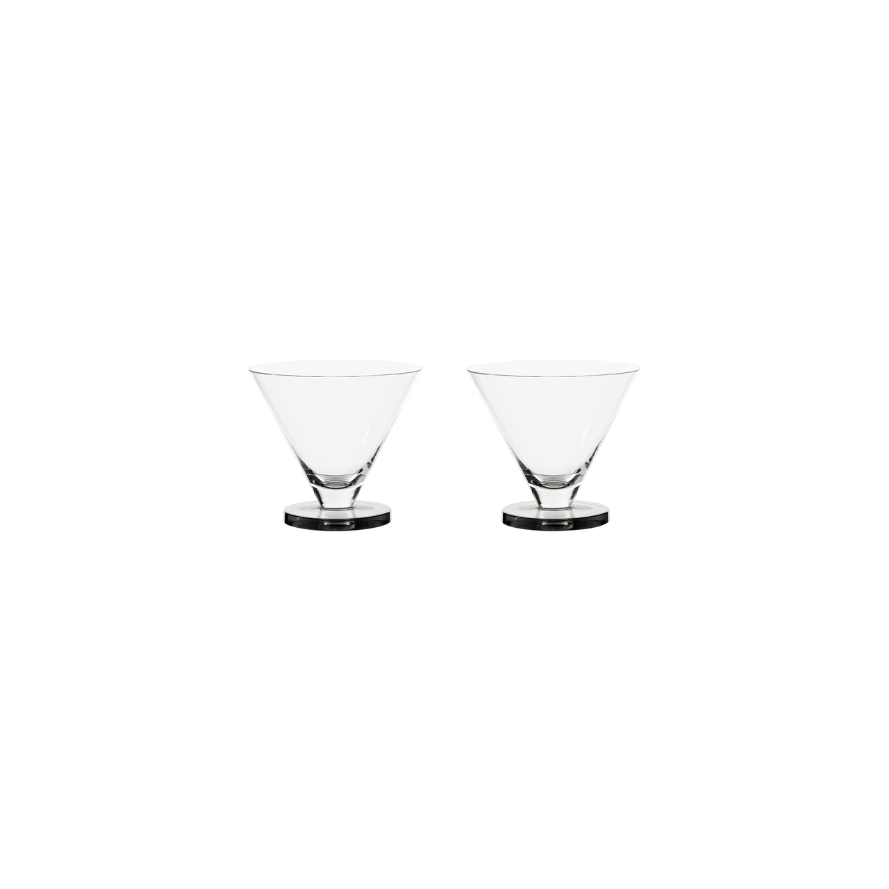 Puck Cocktail Glasses: Set of 2