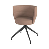 Sena Chair: Metal + Black + Without Castor