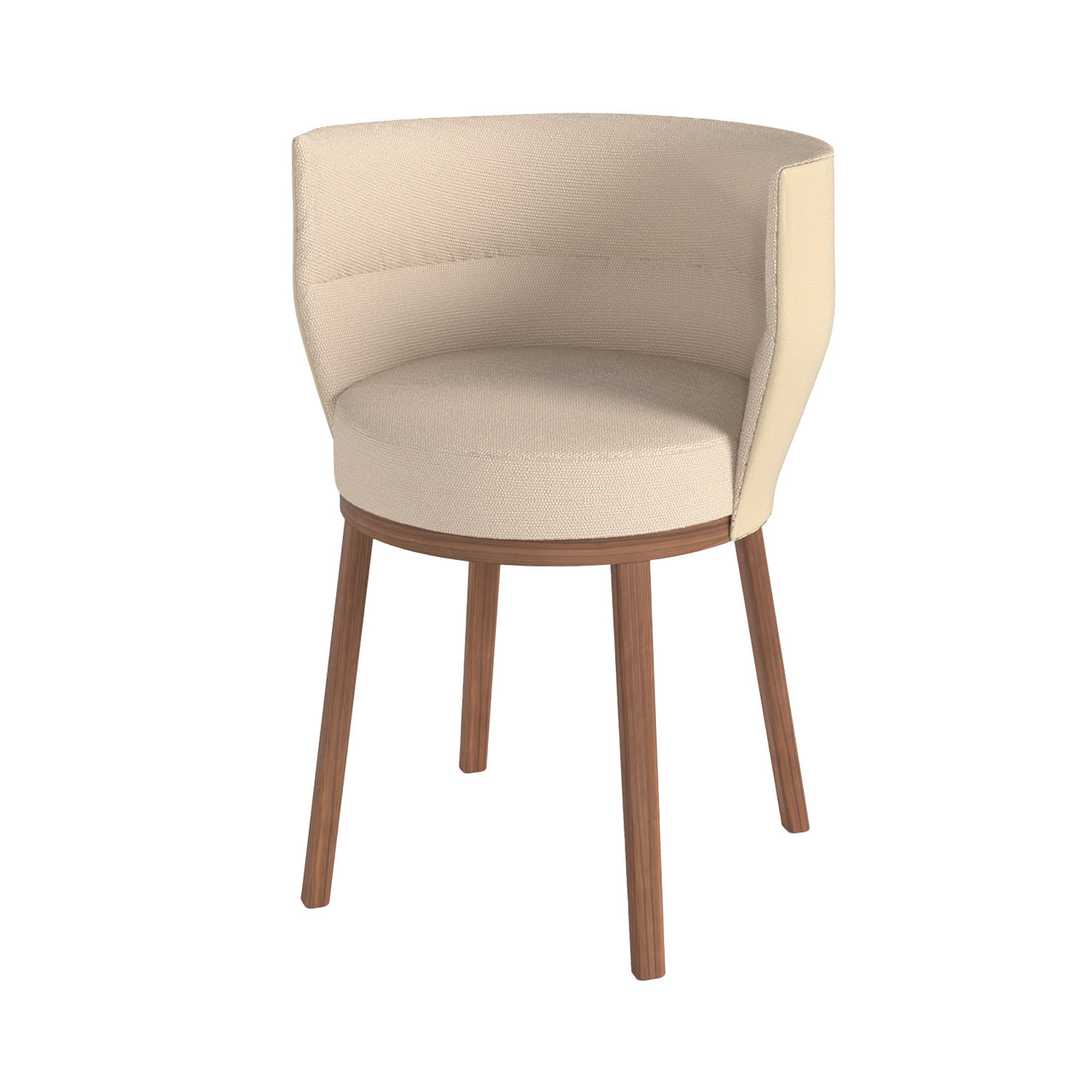 Sena Chair: Wood + Super-Matt Walnut