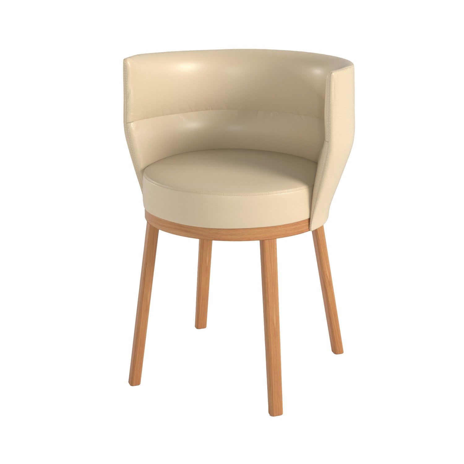 Sena Chair: Wood + Super-Matt Oak