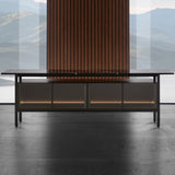 Chicago Glass Door Sideboard: Small