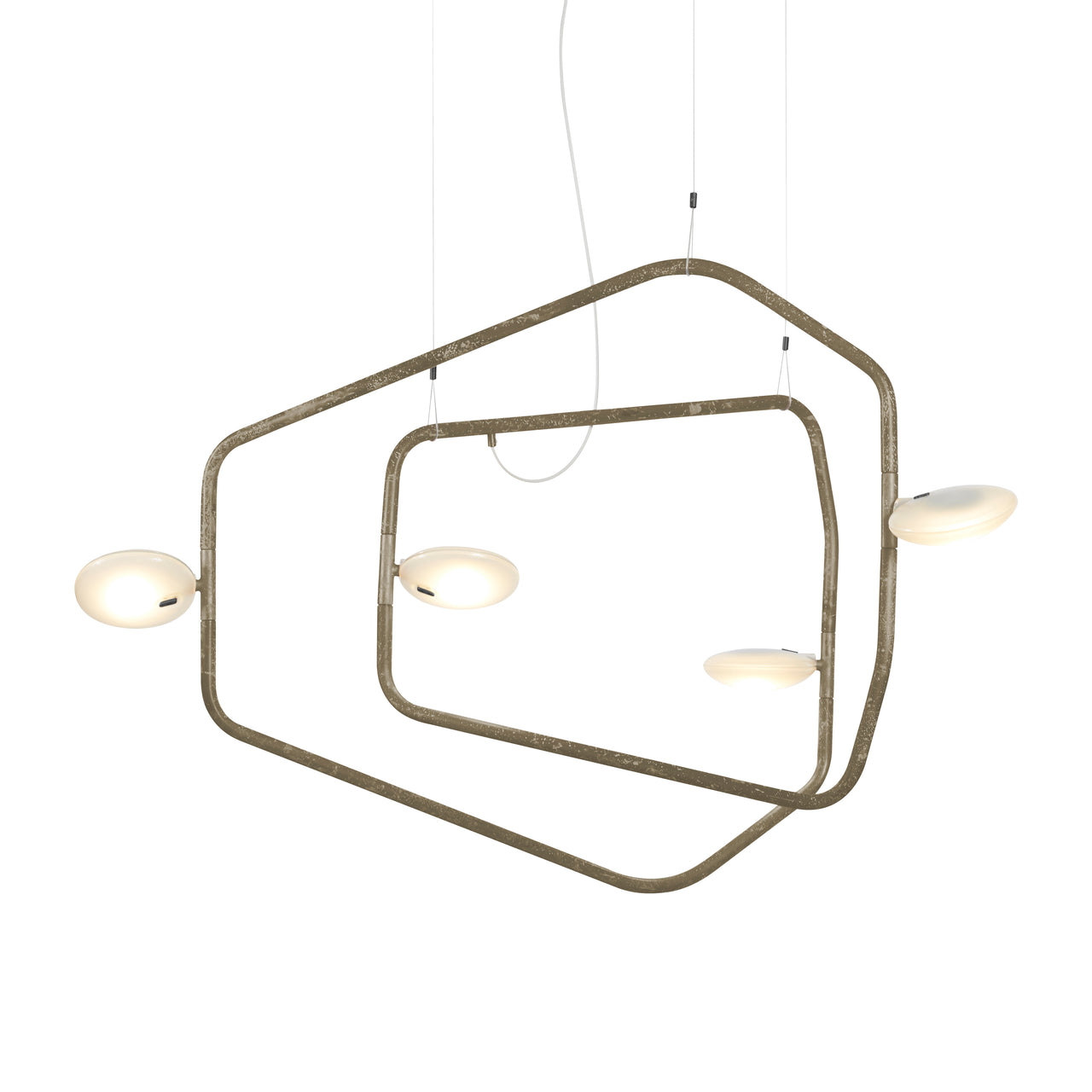 Palindrome Single Pendant: 4 Heads + Putty