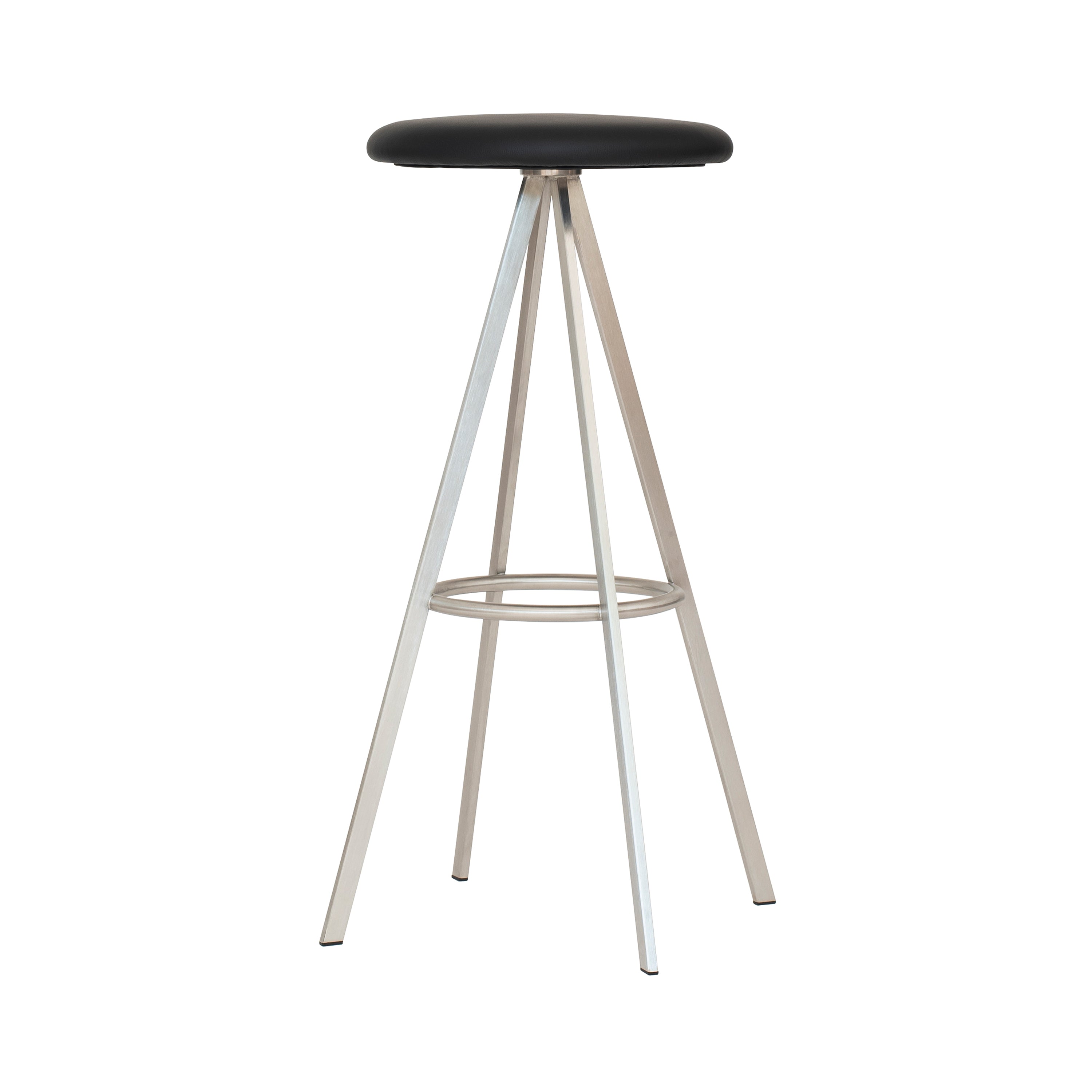 Quad-Space Bar + Counter Stool
: Bar + Black Leather