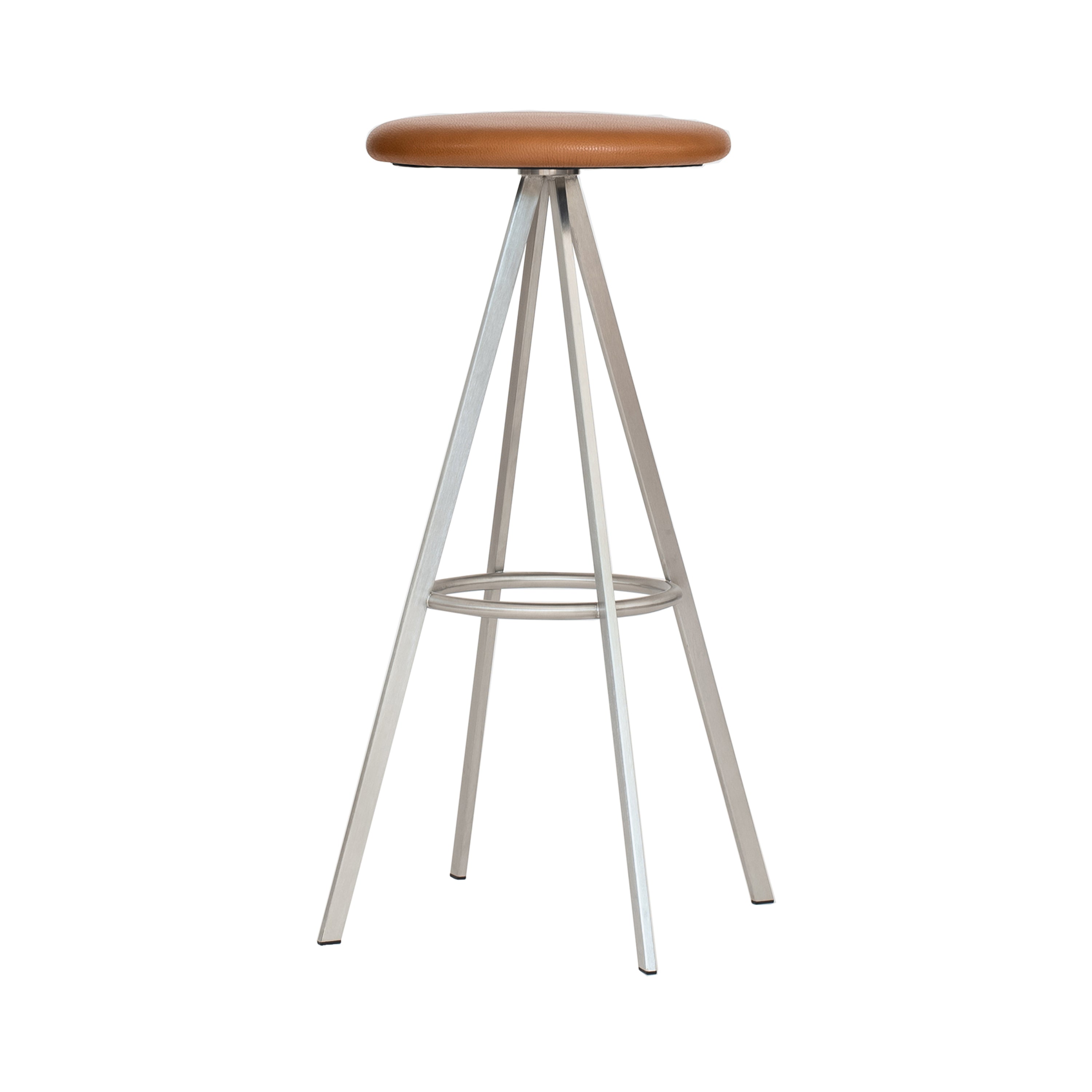 Quad-Space Bar + Counter Stool
: Bar + Tan Leather