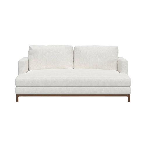 Qi 2 Seater Sofa: Natural Walnut