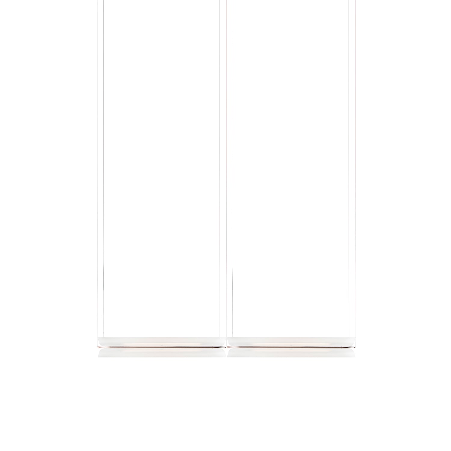 Vale System X-Axis Pendant Light: Horizontal + End-to-End + Vale 2 + Rust