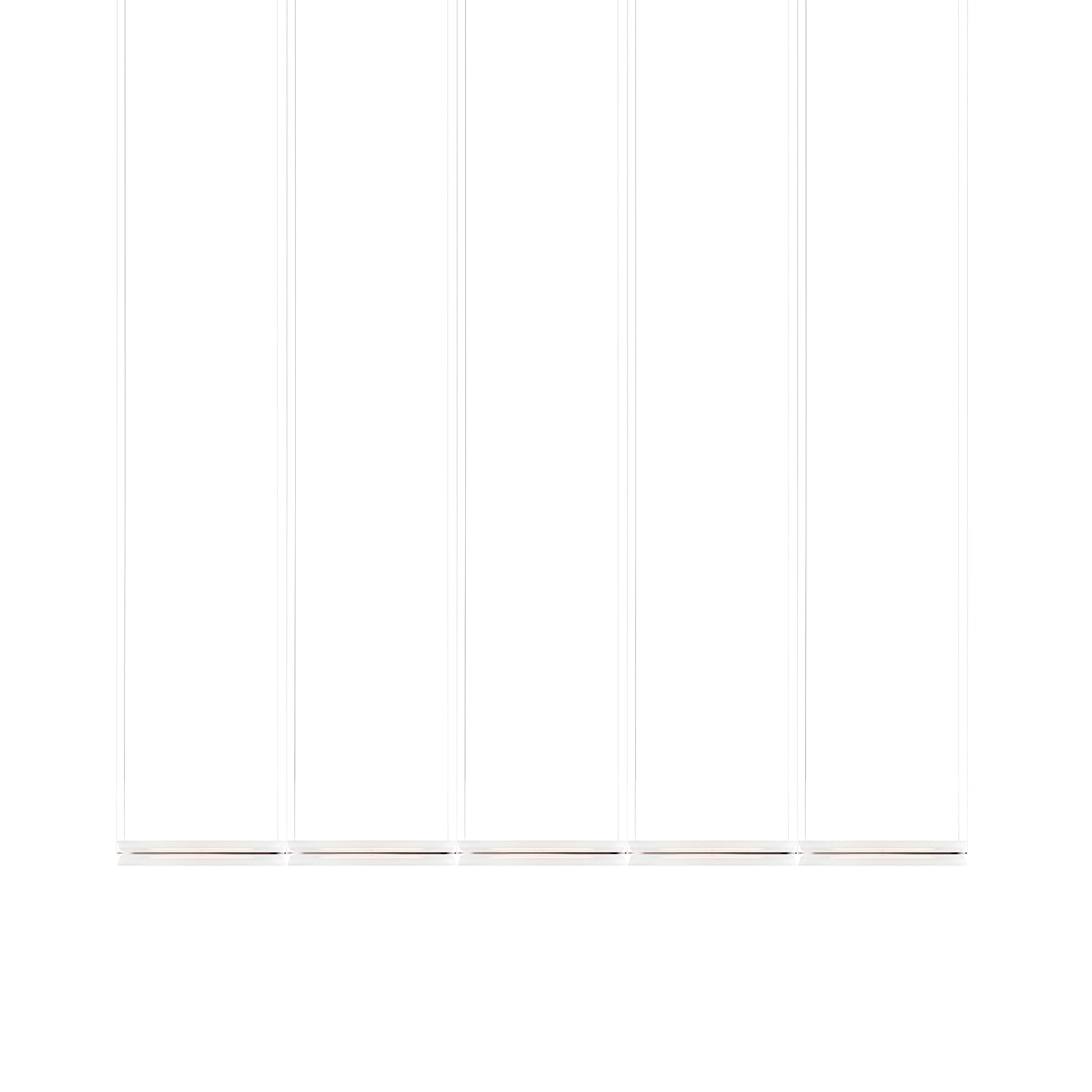 Vale System X-Axis Pendant Light: Horizontal + End-to-End + Vale 5 + Rust