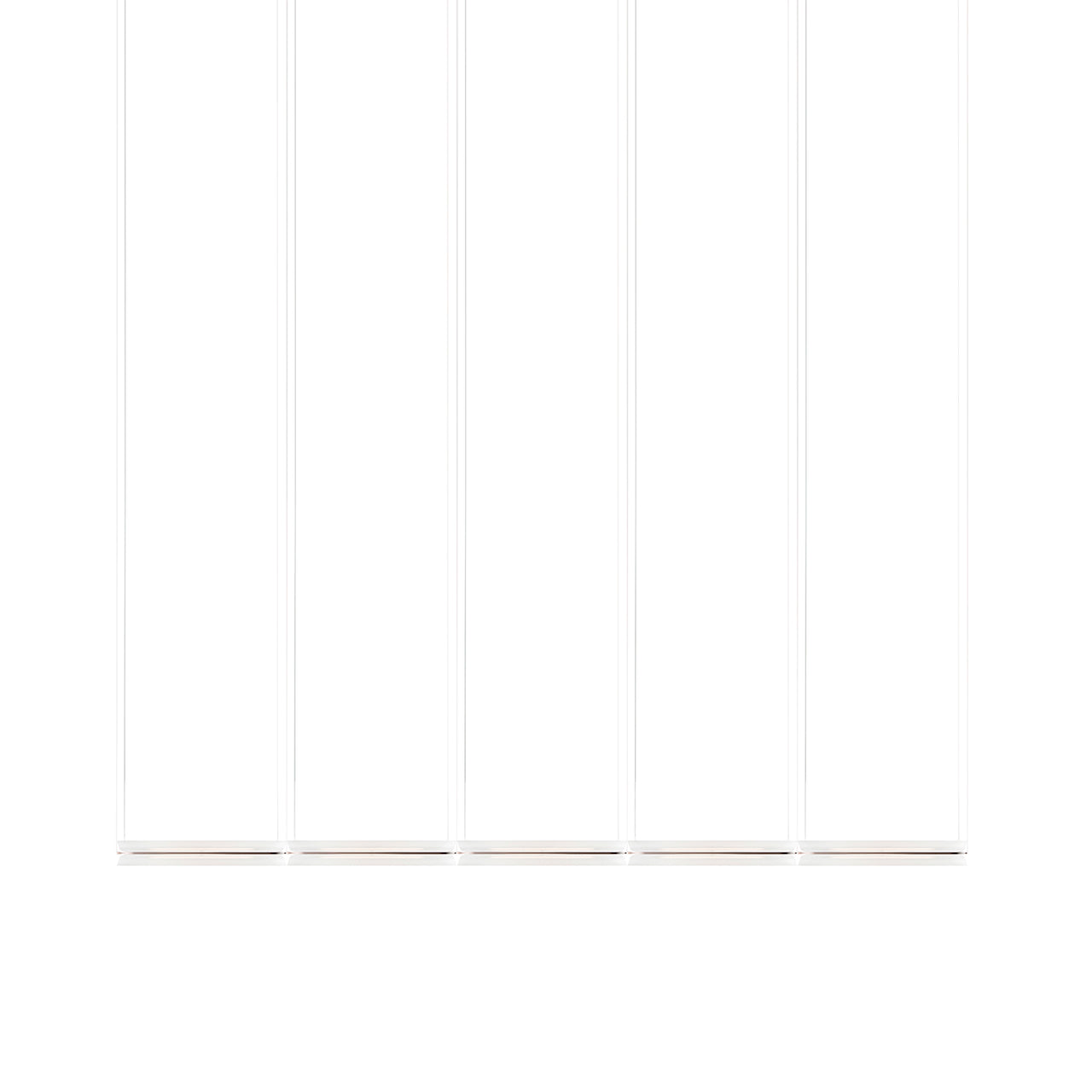 Vale System X-Axis Pendant Light: Horizontal + End-to-End + Vale 5 + Rust