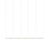 Vale System X-Axis Pendant Light: Horizontal + End-to-End + Vale 5 + Rust