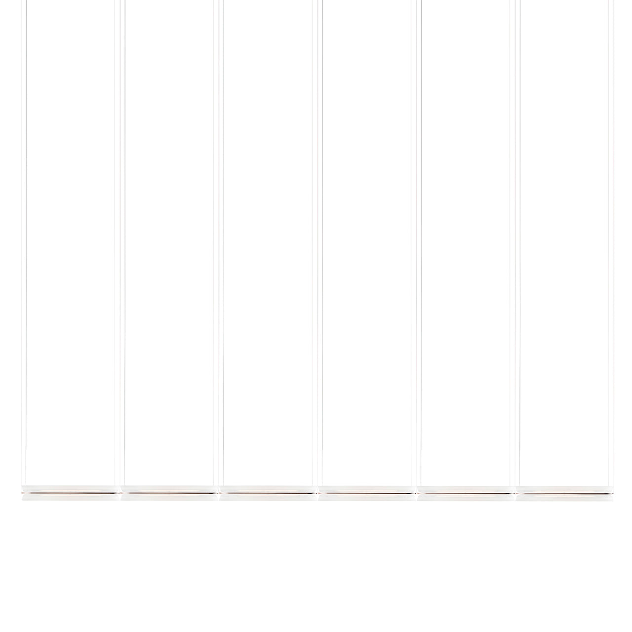 Vale System X-Axis Pendant Light: Horizontal + End-to-End + Vale 6 + Rust