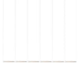 Vale System X-Axis Pendant Light: Horizontal + End-to-End + Vale 6 + Rust