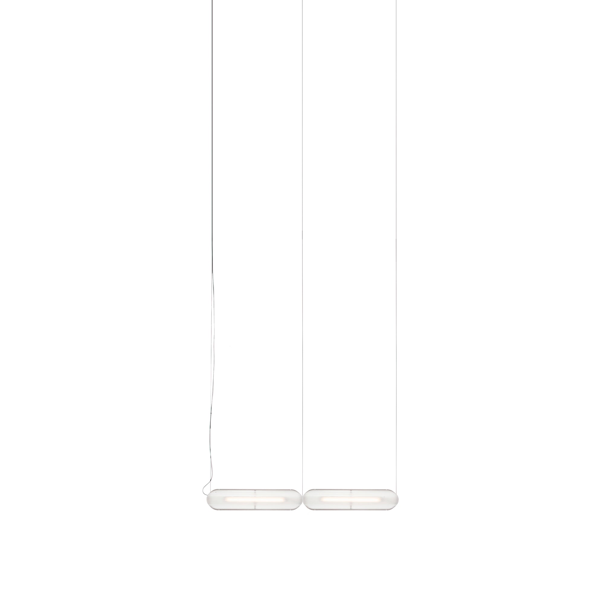 Vale System Y-Axis Pendant Light: Horizontal + End-to-End + Vale 2 + Rust