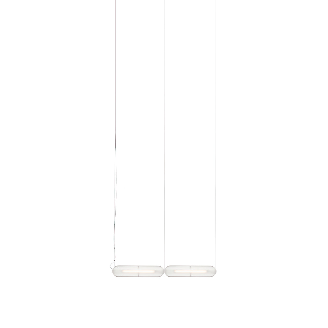 Vale System Y-Axis Pendant Light: Horizontal + End-to-End + Vale 2 + Rust