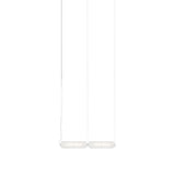 Vale System Y-Axis Pendant Light: Horizontal + End-to-End + Vale 2 + Rust