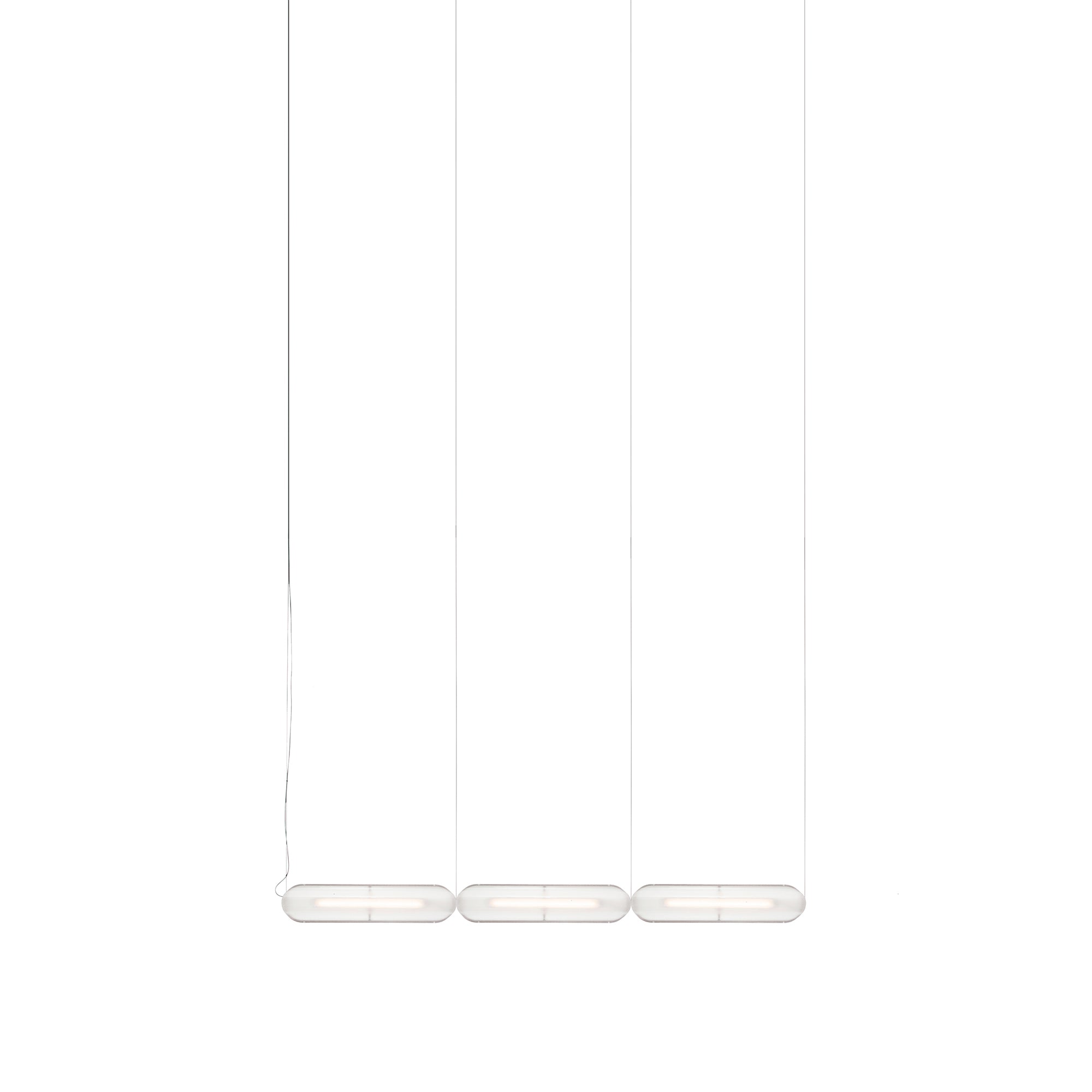 Vale System Y-Axis Pendant Light: Horizontal + End-to-End + Vale 3 + Rust