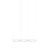 Vale System Y-Axis Pendant Light: Horizontal + End-to-End + Vale 3 + Rust