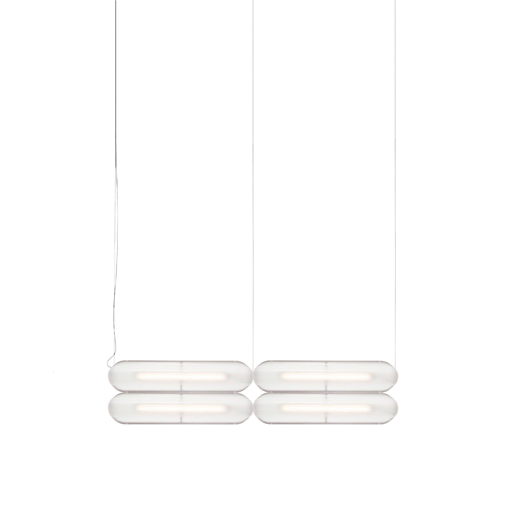 Vale System Y-Axis Pendant Light: Horizontal + Side-to-End + Rust + Vale 4- SE