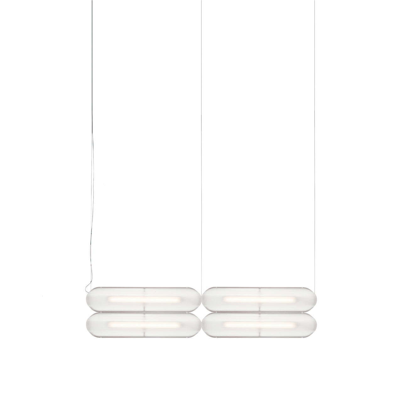 Vale System Y-Axis Pendant Light: Horizontal + Side-to-End + Rust + Vale 4- SE