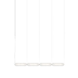 Vale System Y-Axis Pendant Light: Horizontal + End-to-End + Vale 4 + Rust