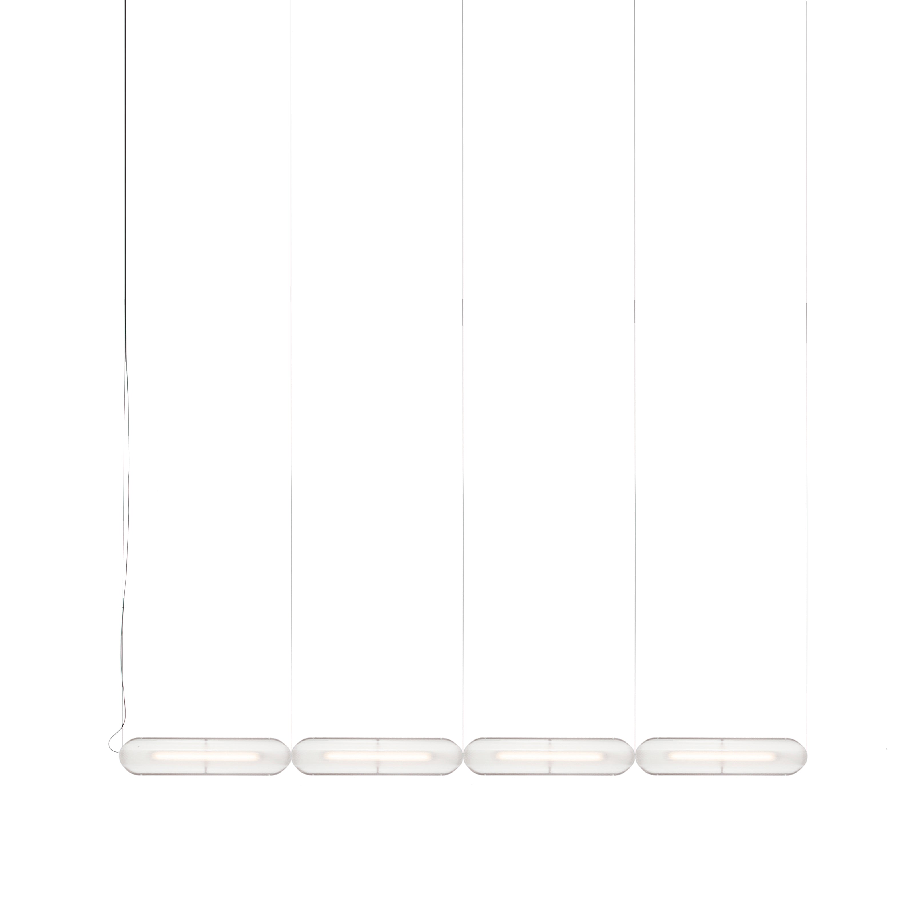 Vale System Y-Axis Pendant Light: Horizontal + End-to-End + Vale 4 + Rust